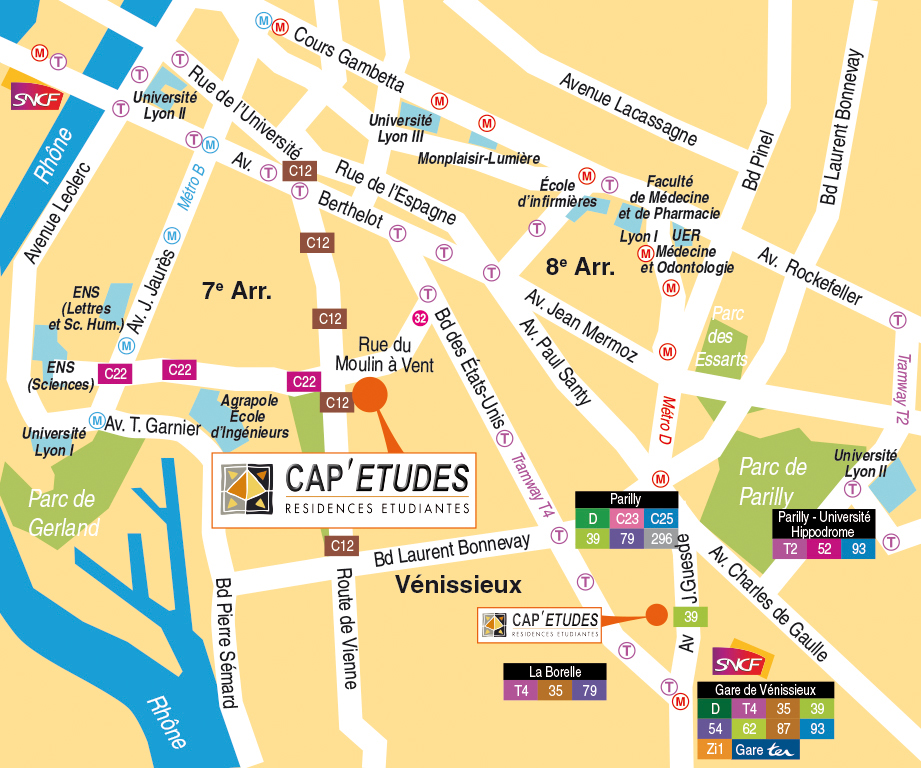 CAP'ETUDES PORTE DE GERLAND